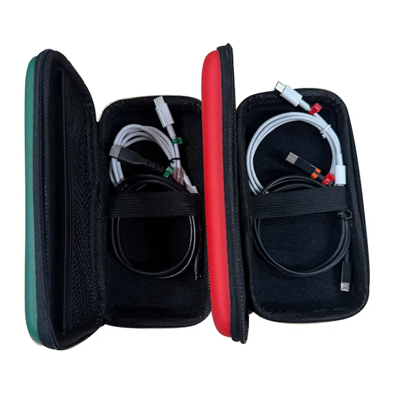 BVS Test kits: (3) good USB cables green pouch, (3) bad USB cables red pouch